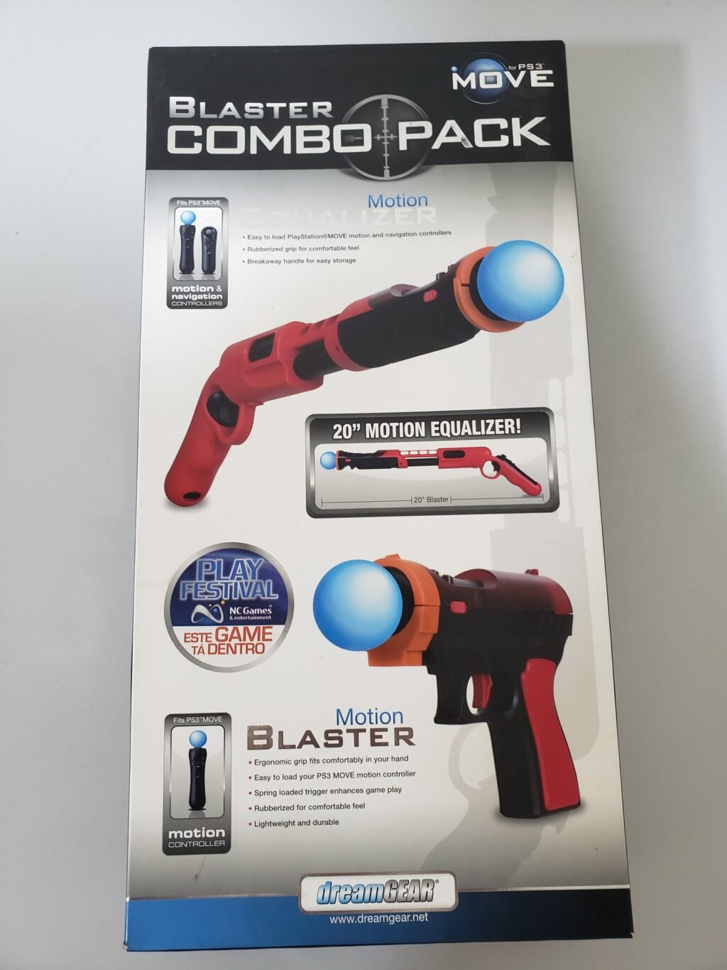 KIT SHOTGUN + GUN PS MOVE + CAIXA + MANUAL + KILLZONE PARA PS3 - Image 4