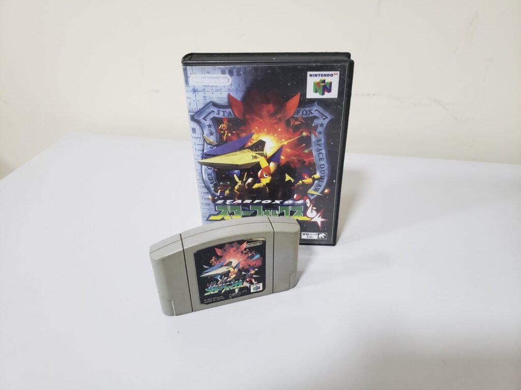 JOGO - N64 - START FOX 64 (JPN) + CAIXA DE LOCADORA