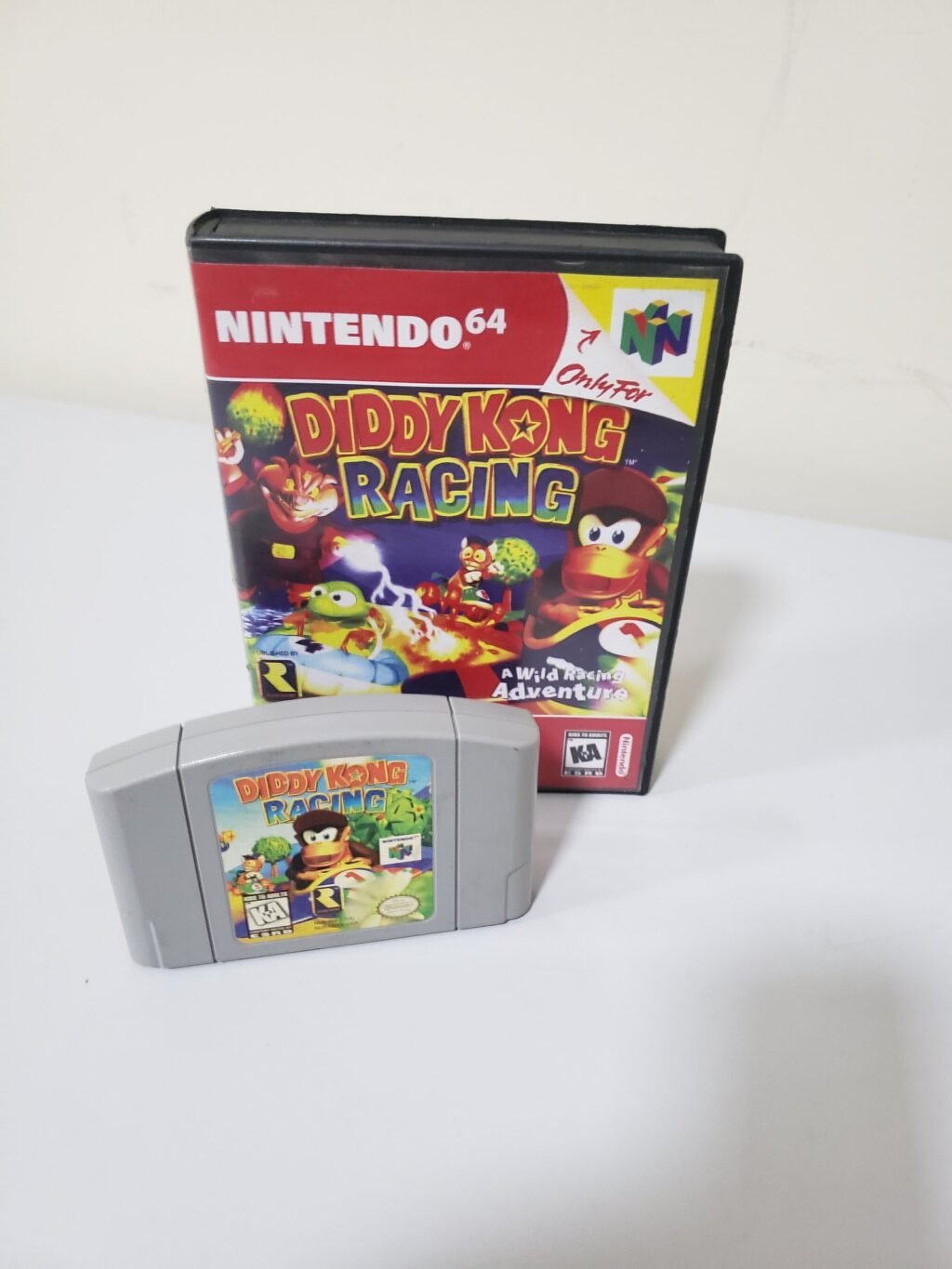 JOGO - N64 - DIDDY KONG RACING (EUA) + CAIXA DE LOCADORA