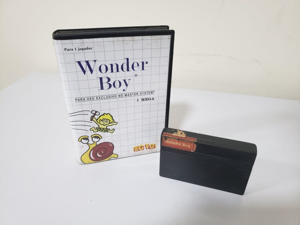 JOGO - MASTER SYSTEM - WONDER BOY + CAIXA DE LOCADORA