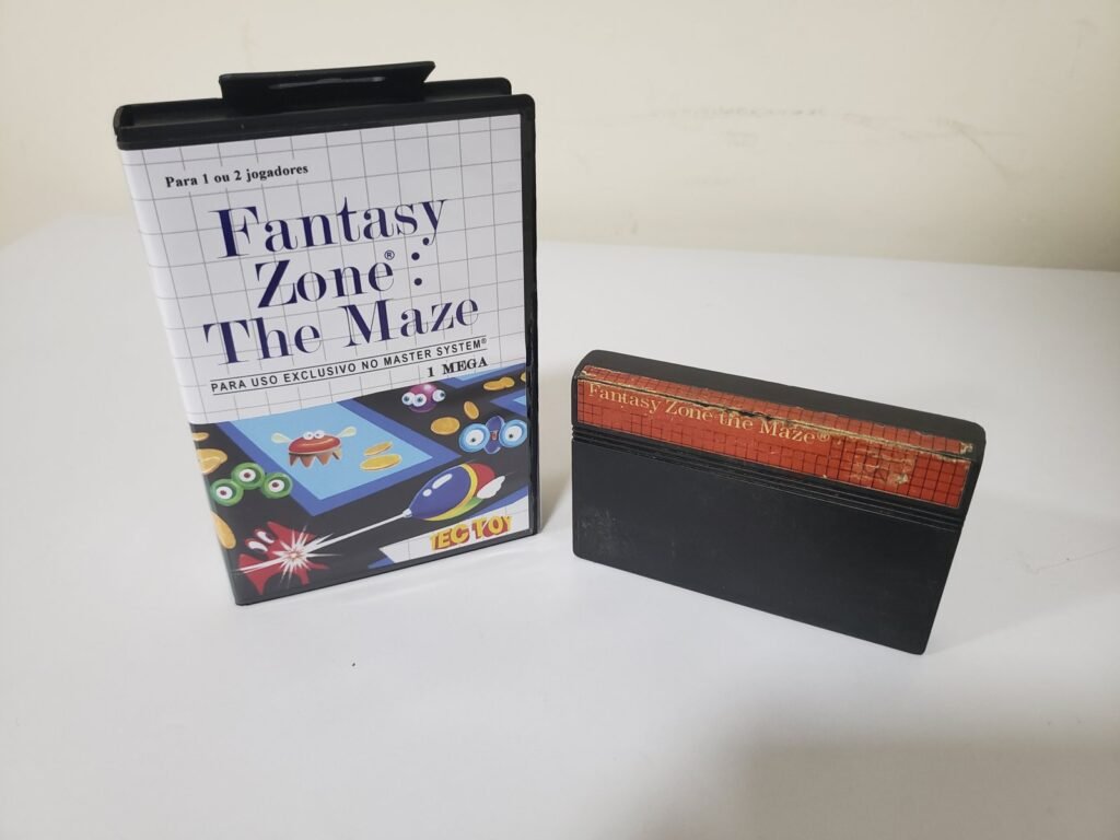 JOGO - MASTER SYSTEM - FANTAZY ZONE + CAIXA DE LOCADORA