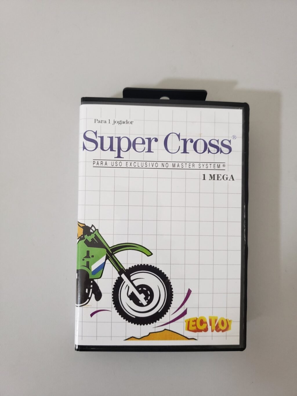 JOGO - MASTER SYSTEM - SUPER CROSS + CAIXA DE LOCADORA - Image 5