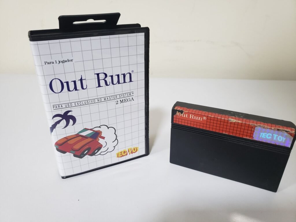 JOGO - MASTER SYSTEM - OUTRUN + CAIXA DE LOCADORA