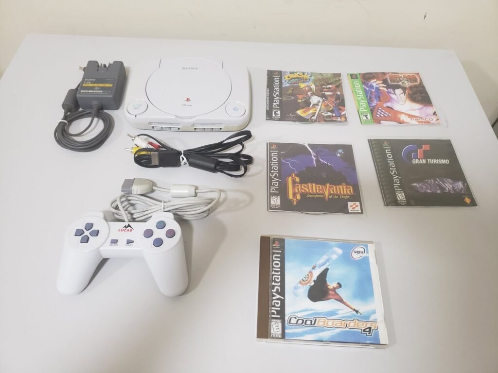 PSONE + CONTROLE + 5 JOGOS (PARALELO) - Image 2