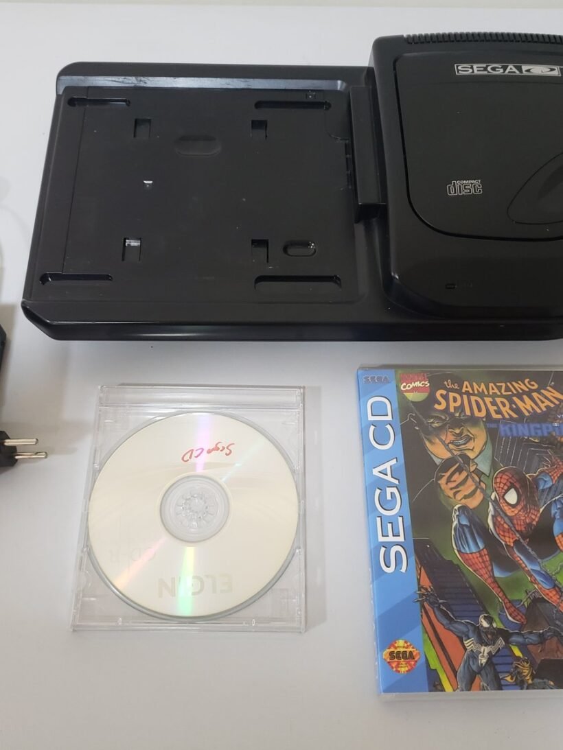 SEGACD + FONTE + 2 JOGOS PARALELOS