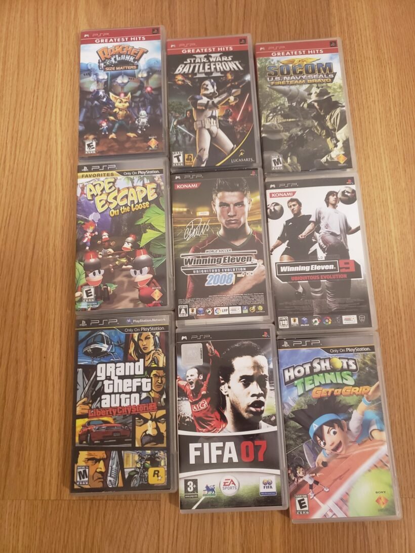 9 JOGOS PSP