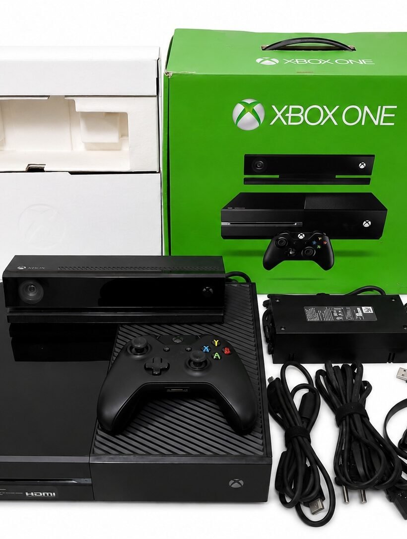 XBOX ONE FAT + CAIXA + BERÇO + CONTROLE