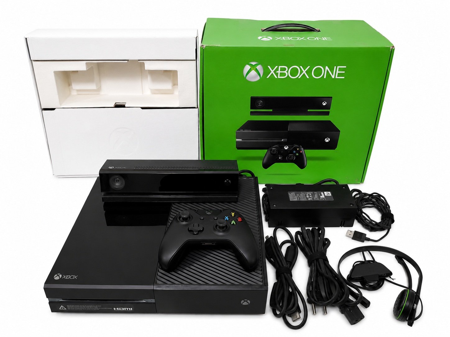 XBOX ONE FAT + CAIXA + BERÇO + CONTROLE